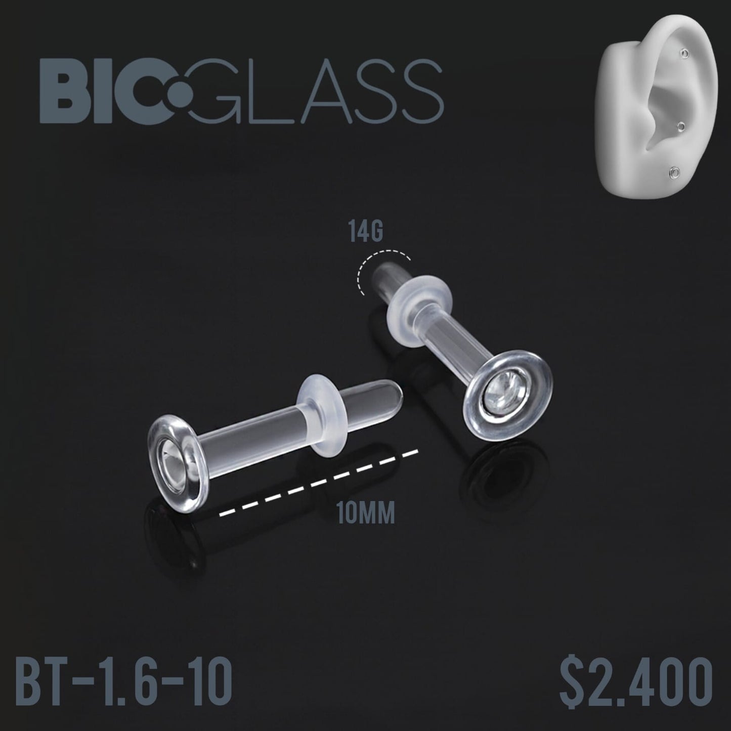Barra con Top Bioglass