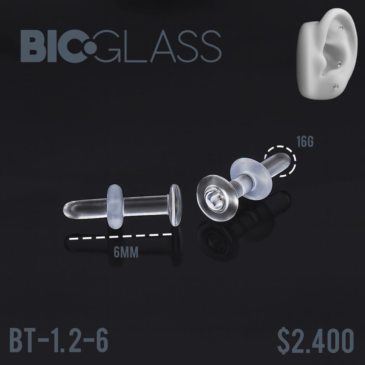 Barra con Top Bioglass