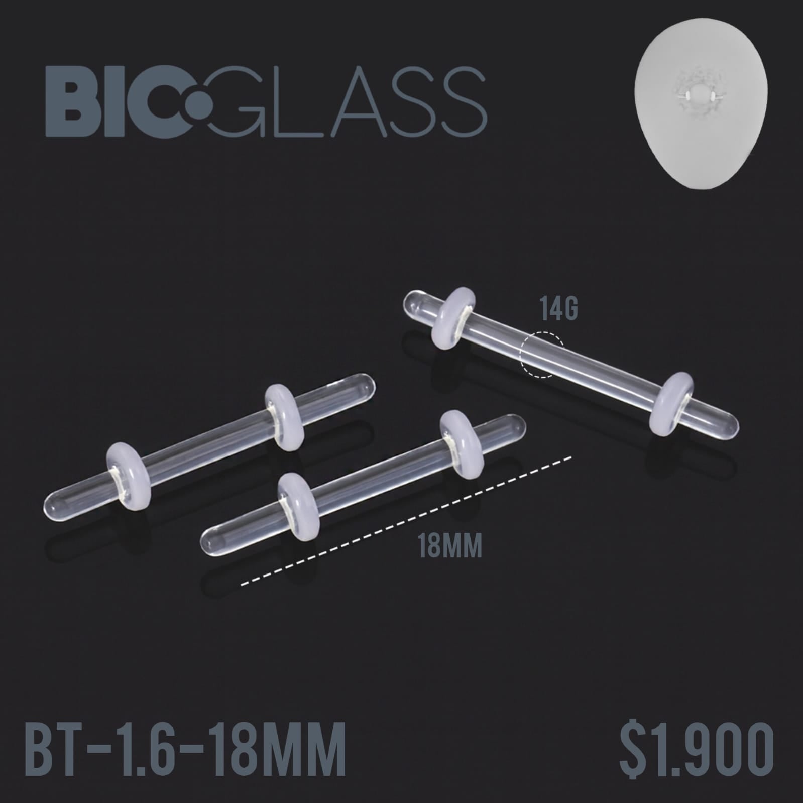 Barra de Bioglass